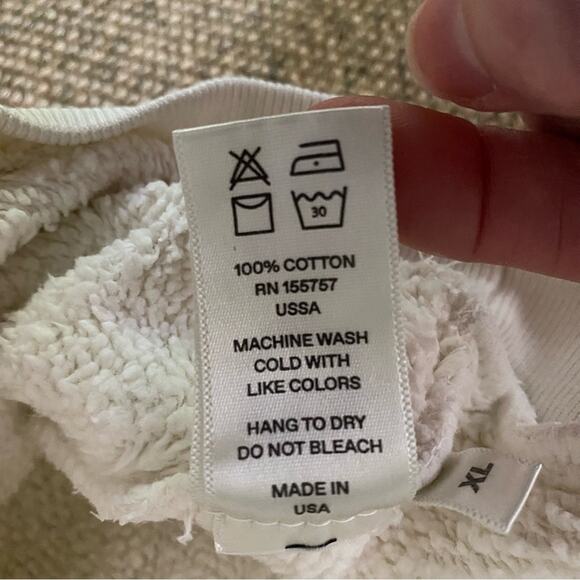 Madhappy White 'Local Optimist' Sweatshirt - Picture 8 of 12